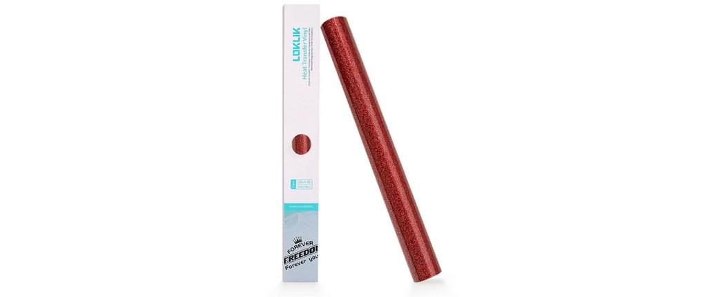 LOKLIK Films pour traceurs Scintillants 30.5 x 90 cm, 1 Pièce/s, Rouge