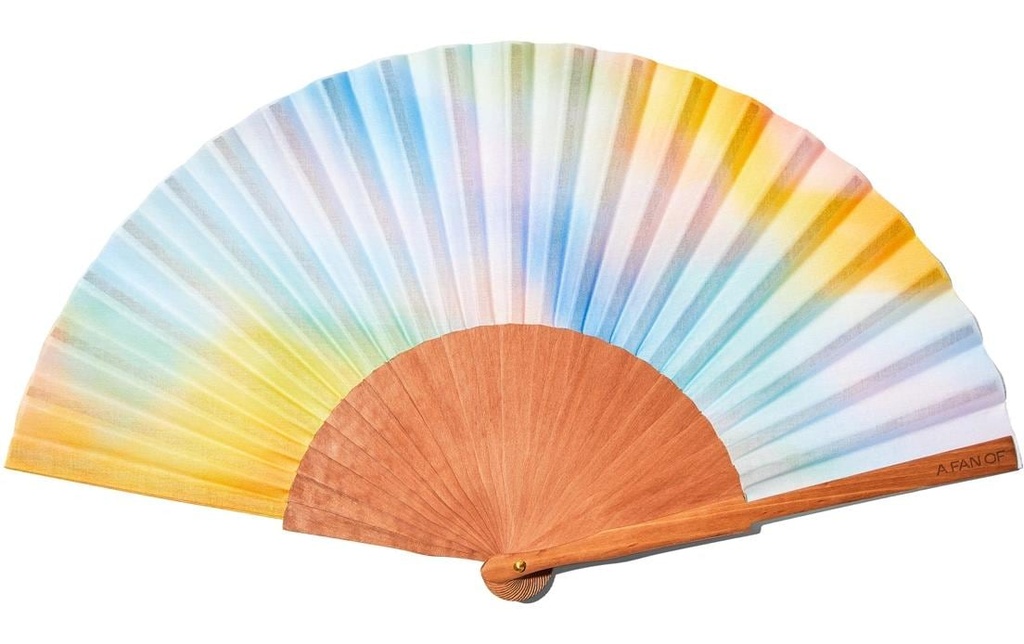AFO - A FAN OF Éventail manuel- Aurora Skies 42 cm