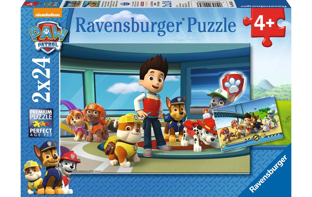 Ravensburger Puzzle Des traqueurs prêts à aider 2 x 24 pièces