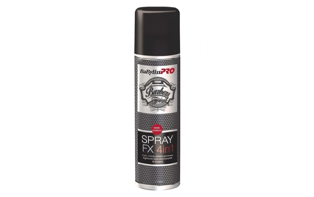 Babyliss Nettoyant en aérosol FX 4-en-1 pour tondeuse à cheveux