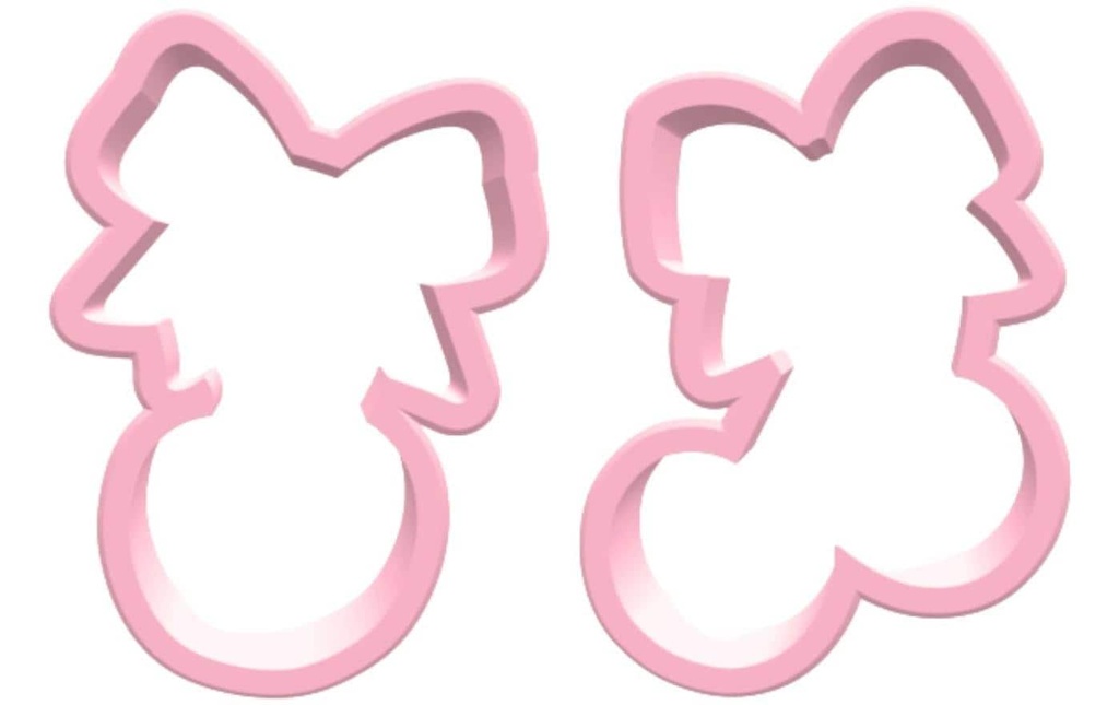 BackshopSchweiz Kits d’emporte-pièces Cerises Bio-plastique Rose 9 cm