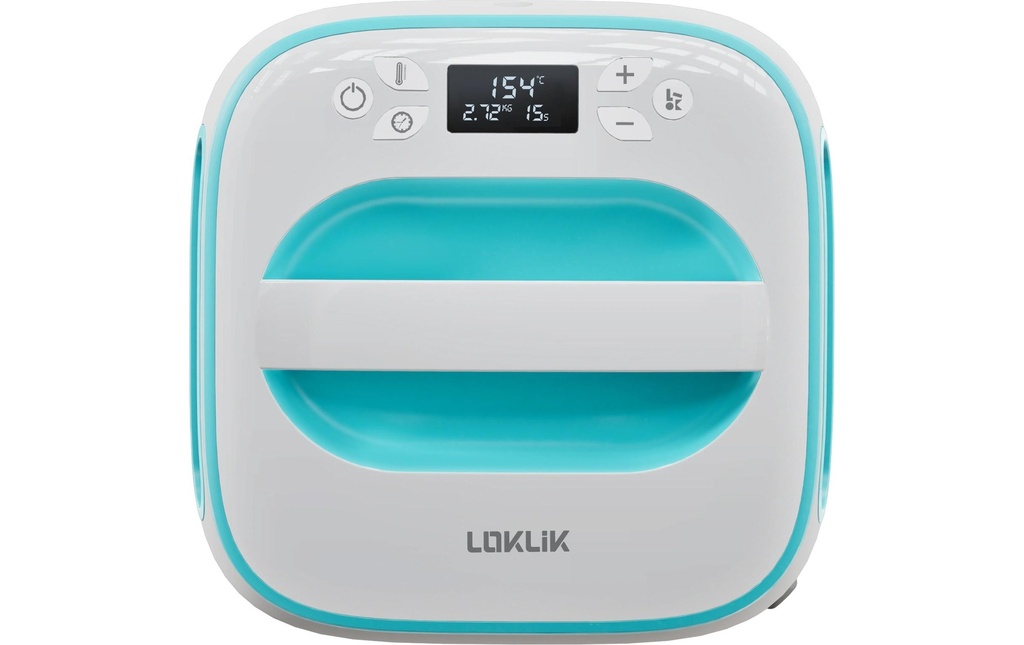 LOKLIK Presse à transfert Easy Bleu