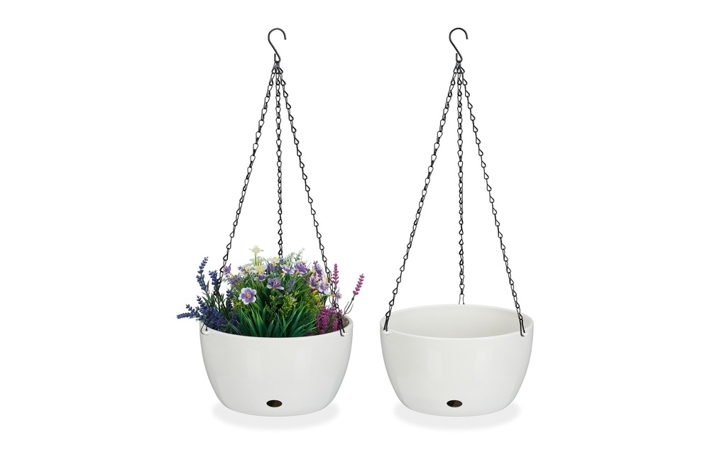 relaxdays Feux de Fleurs XL Lot de 2 28,5 x 15.5 cm