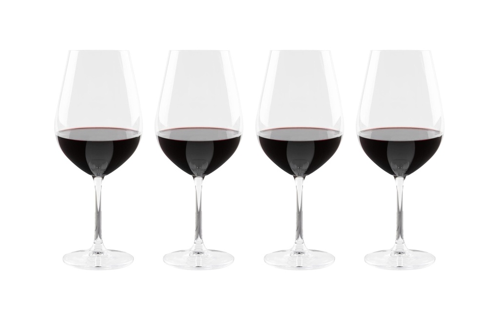 FURBER Verre à vin rouge 690 ml, 4 pièces