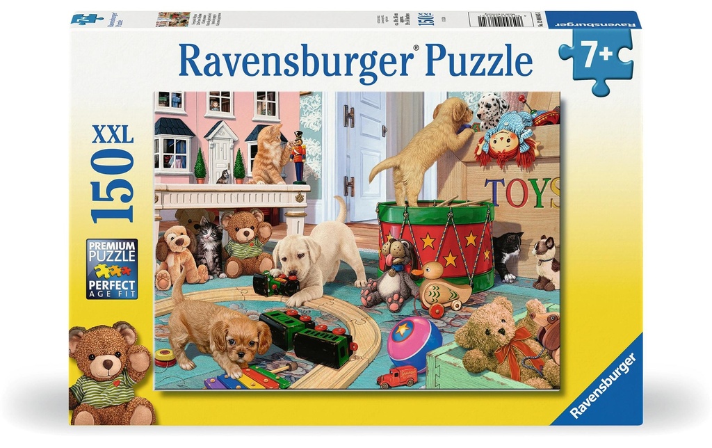 Ravensburger Puzzle Des chiots joueurs 150 pièces XXL