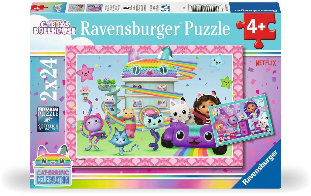 Ravensburger Puzzle Prêt à faire la fête! 2 x 24 pièces