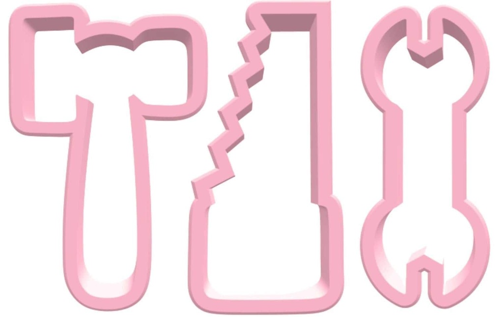 BackshopSchweiz Kits d’emporte-pièces Outils Bio-plastique Rose 9 cm
