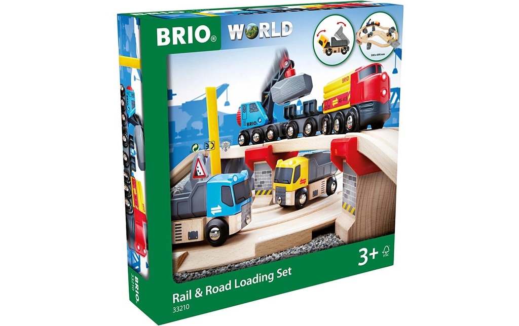 BRIO Kit de chargement de pierres pour routes et rails