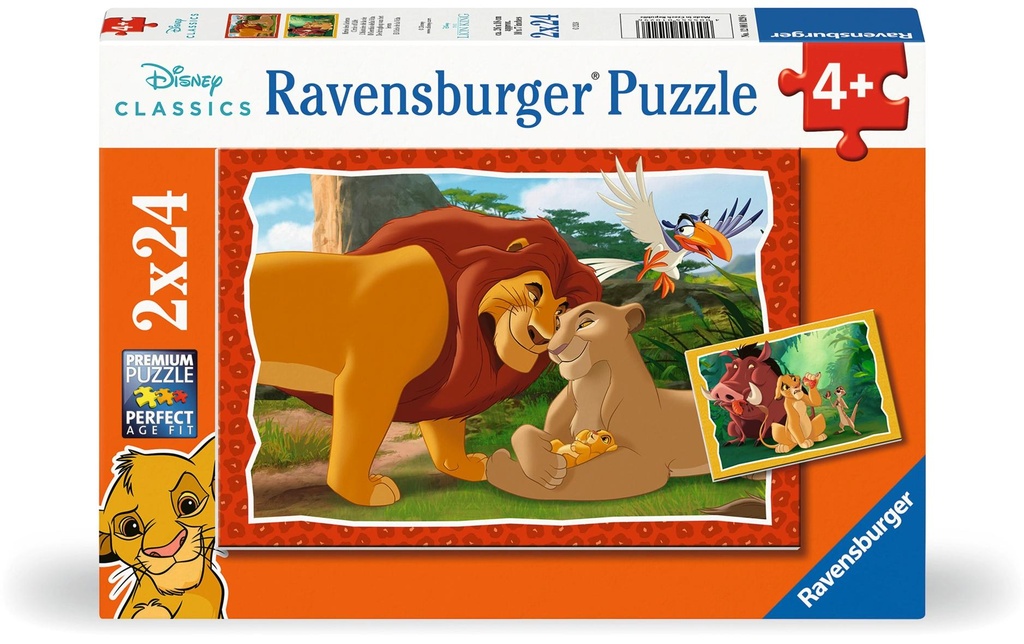Ravensburger Puzzle Le roi lion 2 x 24 pièces