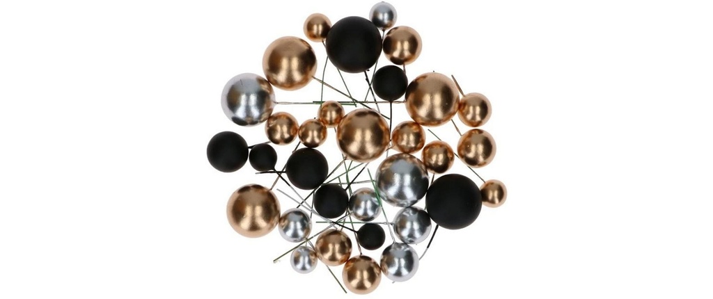 BackshopSchweiz Set de fiches Simply Making Bubbles, or / argent