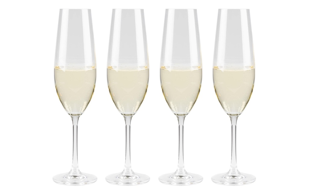 FURBER Verre à Champagne 260 ml, 4 pièces