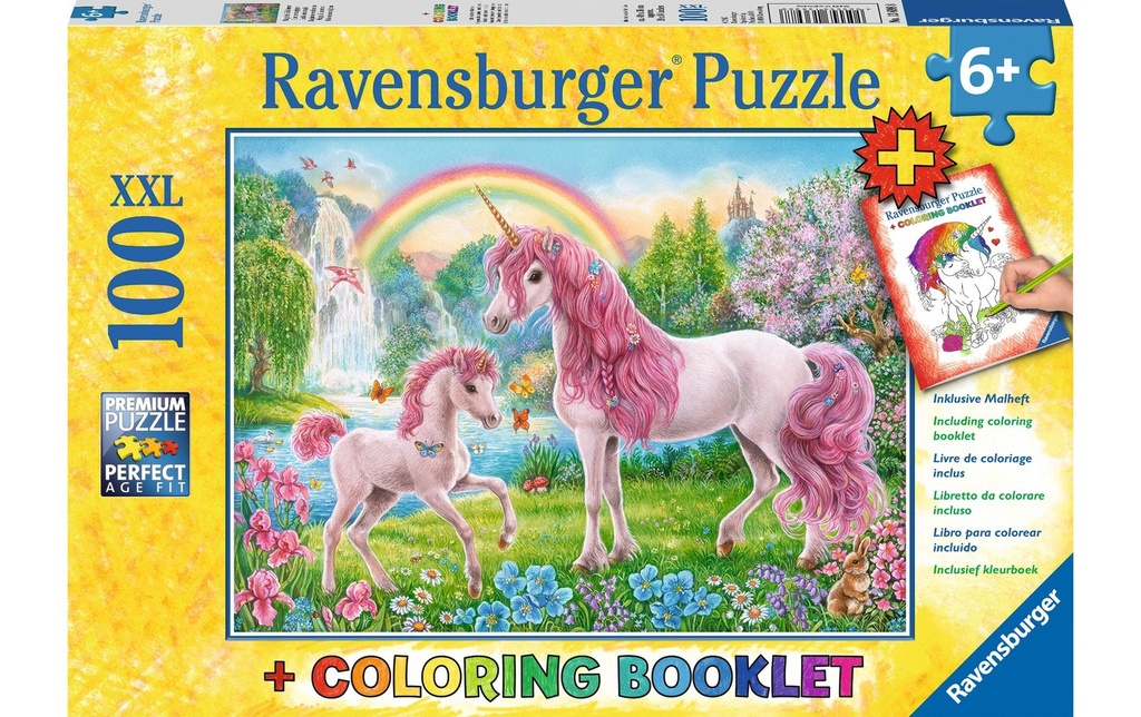 Ravensburger Puzzle Licornes magiques 100 pièces XXL