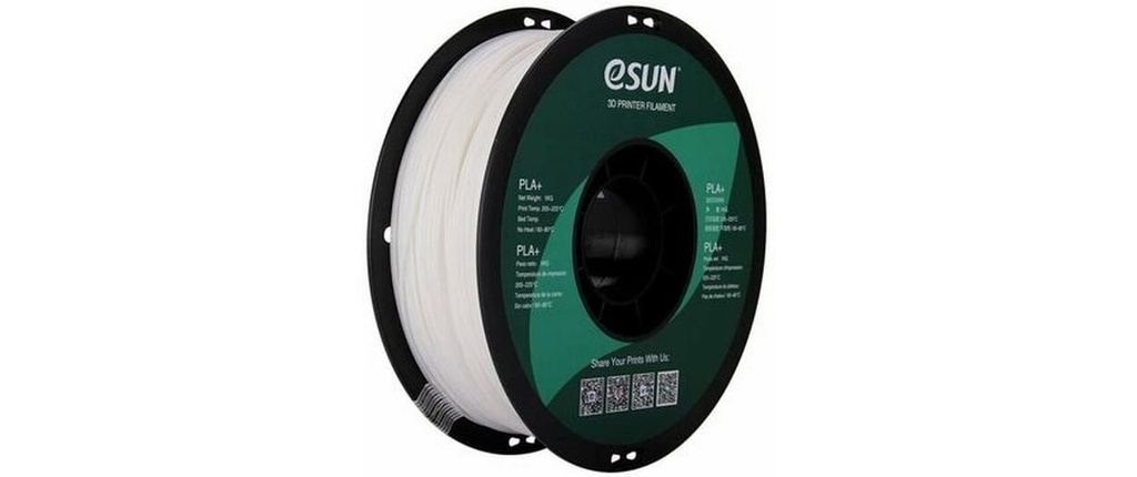 eSun Filament PLA+285, blanc froid 3 mm 1 kg