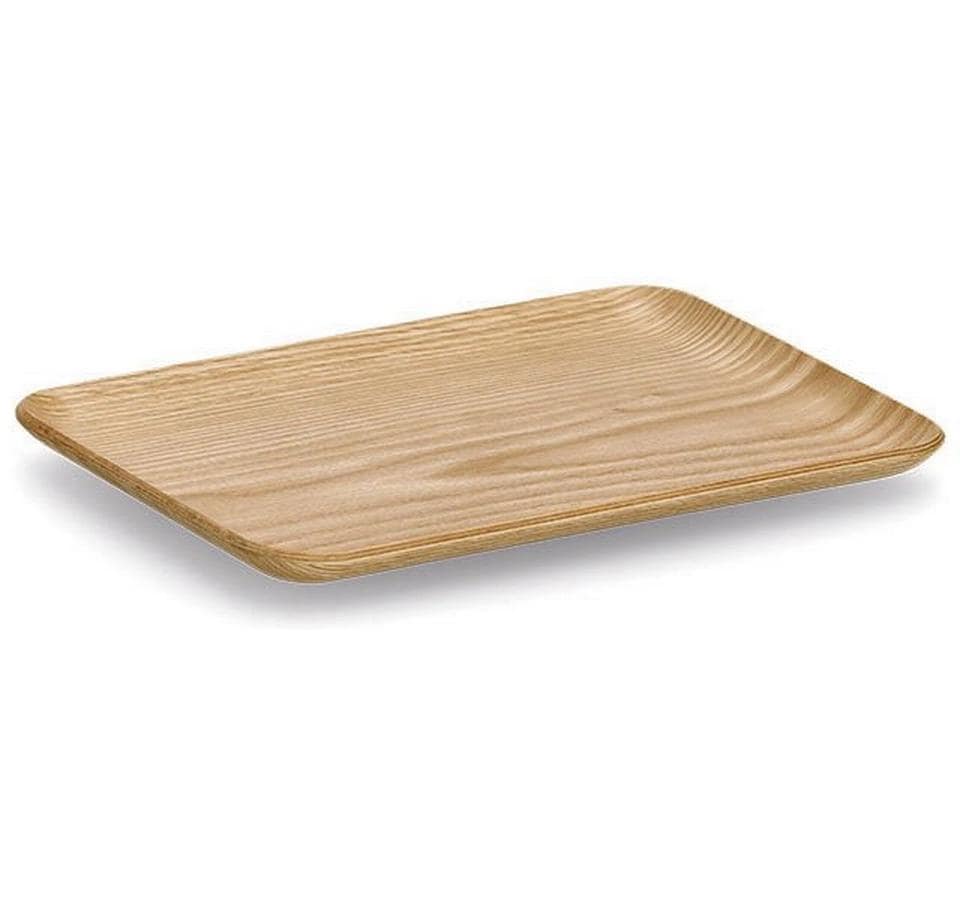 Zeller Present Plateau de service Bois/placage de chêne Brun
