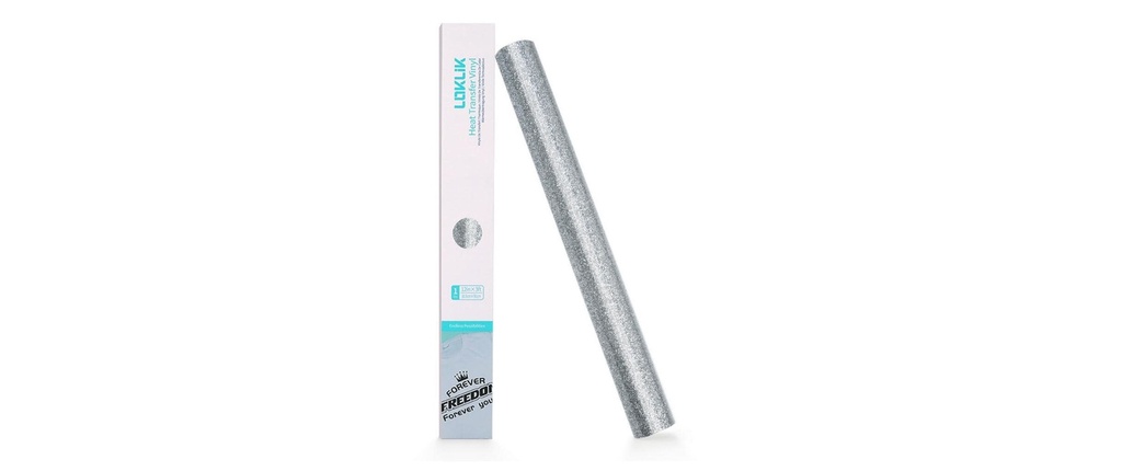 LOKLIK Films pour traceurs Scintillants 30.5 x 90 cm, 1 Pièce/s, Argenté