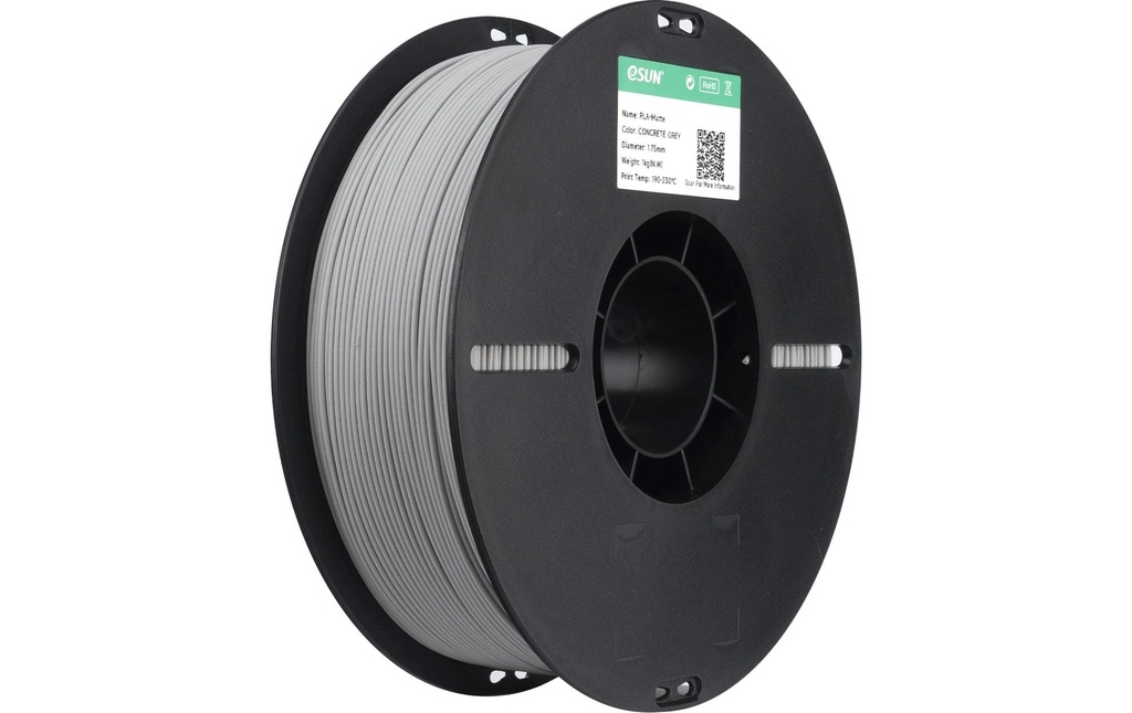 eSun Filament PLA MT175, gris béton 1.75 mm 1 kg