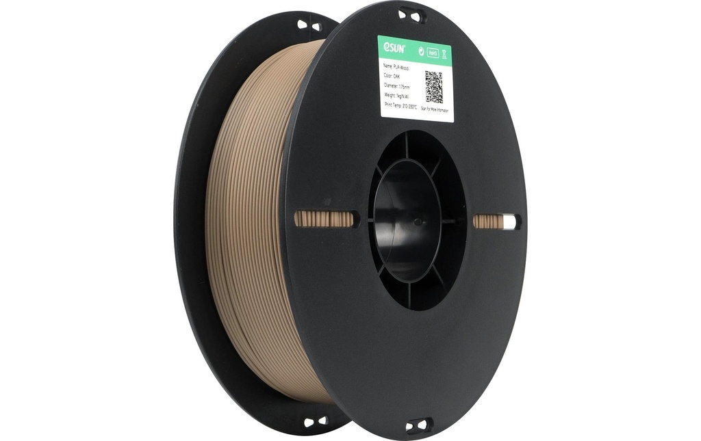 eSun Filament PLA Wood, Chêne 1.75 mm 1 kg