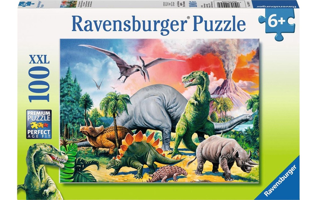Ravensburger Puzzle Parmi les dinosaures 100 pièces XXL