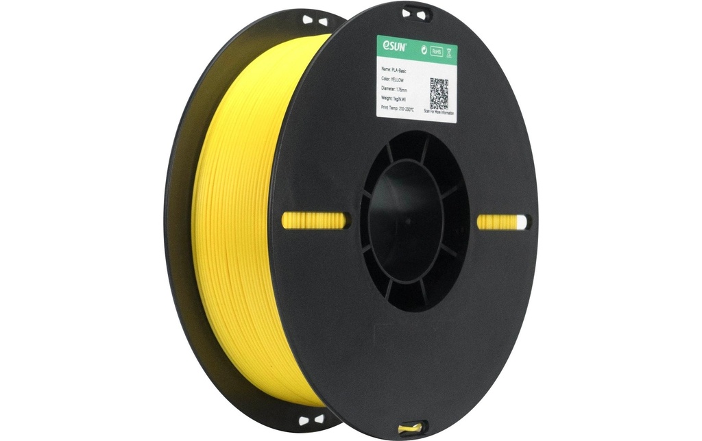 eSun Filament PLA Basic, jaune 1.75 mm 1 kg