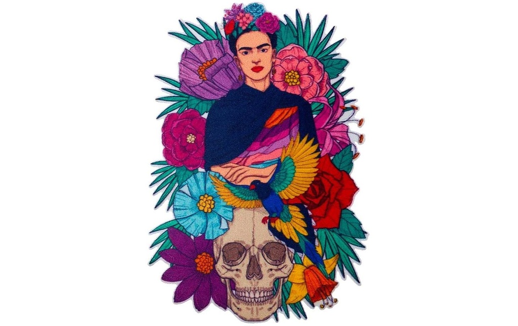 Mono-Quick Raccommodages Frida Kahlo, fleurs | Mono-Quick 1 Pièce/s