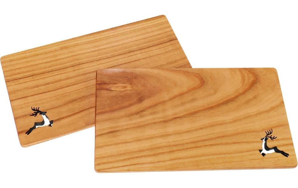 creanorm Planche à découper Cerise 15 x 26 cm, motif cerf