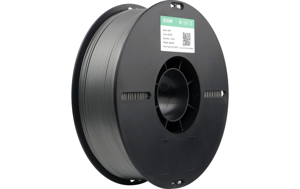 eSun Filament ASA+, argent 1.75 mm 1 kg
