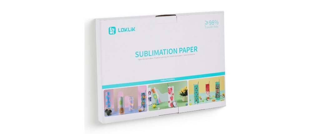 LOKLIK Papier à sublimation A3 140 Pack