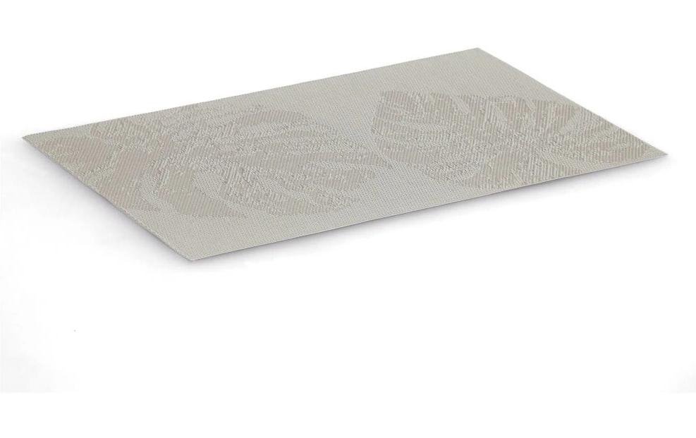 Zeller Present Set de table Monstera 30 cm x 45.5 cm, Beige