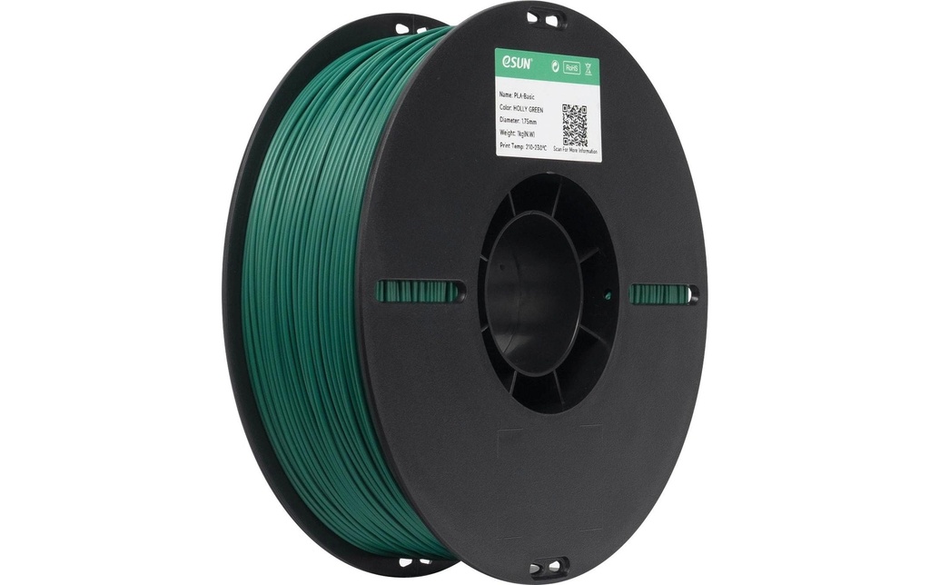 eSun Filament PLA Basic, vert houx 1.75 mm 1 kg