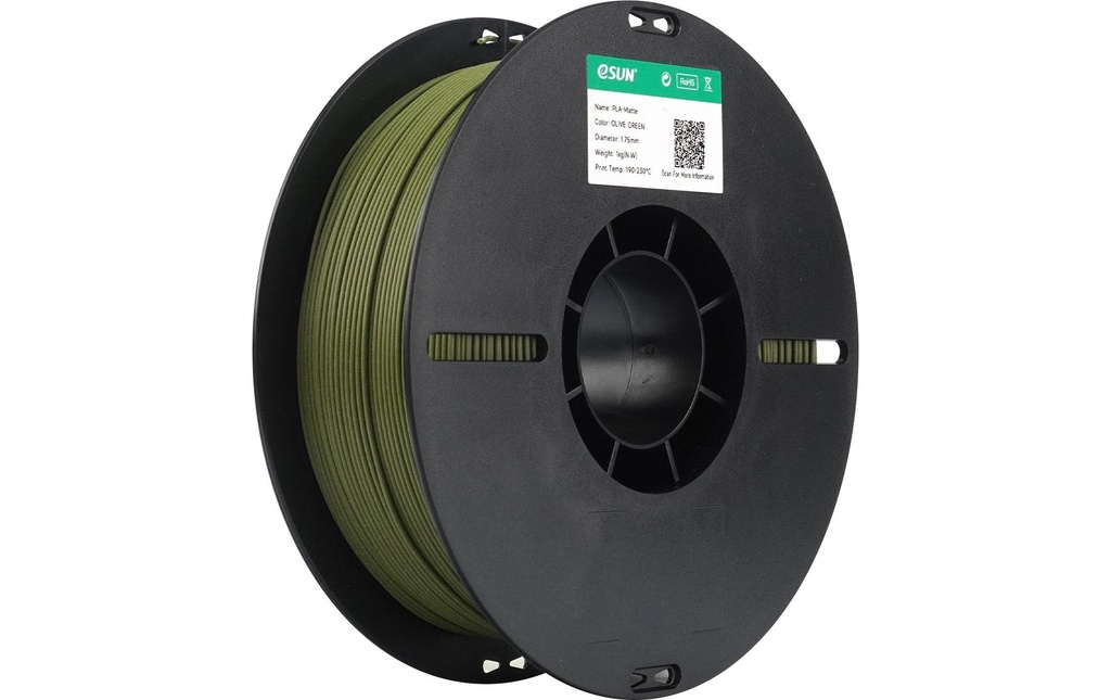 eSun Filament PLA MT, vert olive 1.75 mm 1 kg