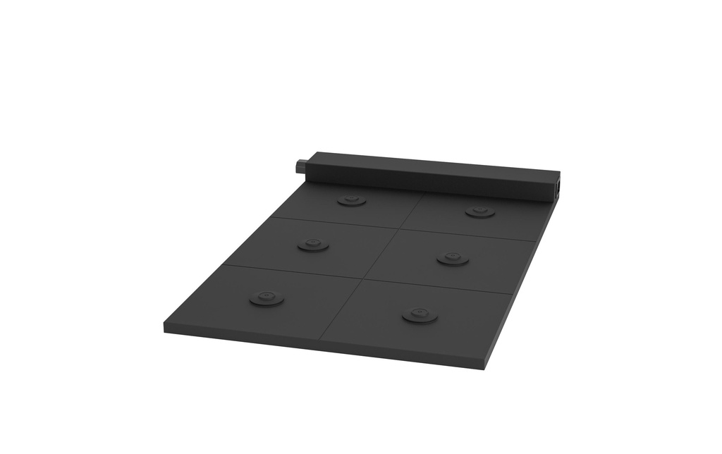 EGLO Leuchten Chargeur Pad pour lampes de table à accu, 6 emplacements de chargement