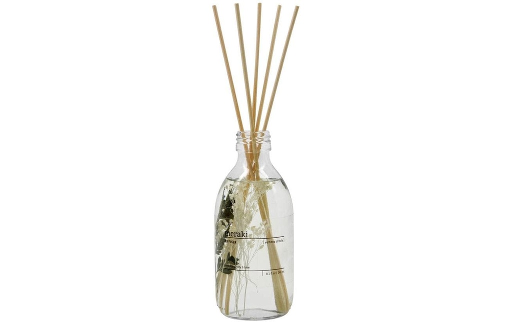 meraki Bâtonnets parfumés Verbena Drizzle, 240 ml