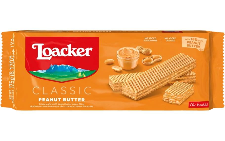 Loacker Petits gâteaux Beurre de cacahuète 175 g
