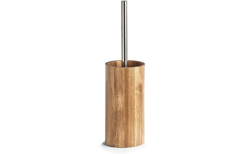 Zeller Present Ensemble brosse WC acacia Brun