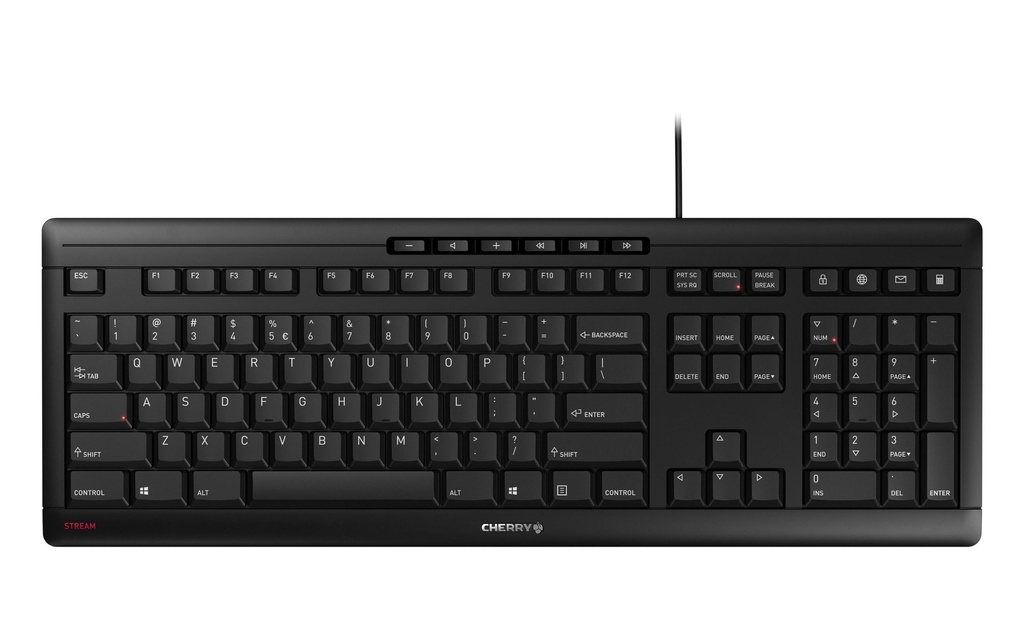 Cherry Clavier Stream US-Layout Noir