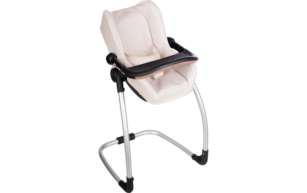 Smoby Chaise haute de poupée Maxi Cosi, Beige