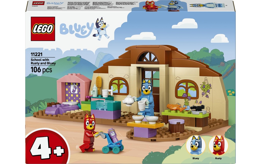 LEGO® L'école avec Rusty et Bluey 11221