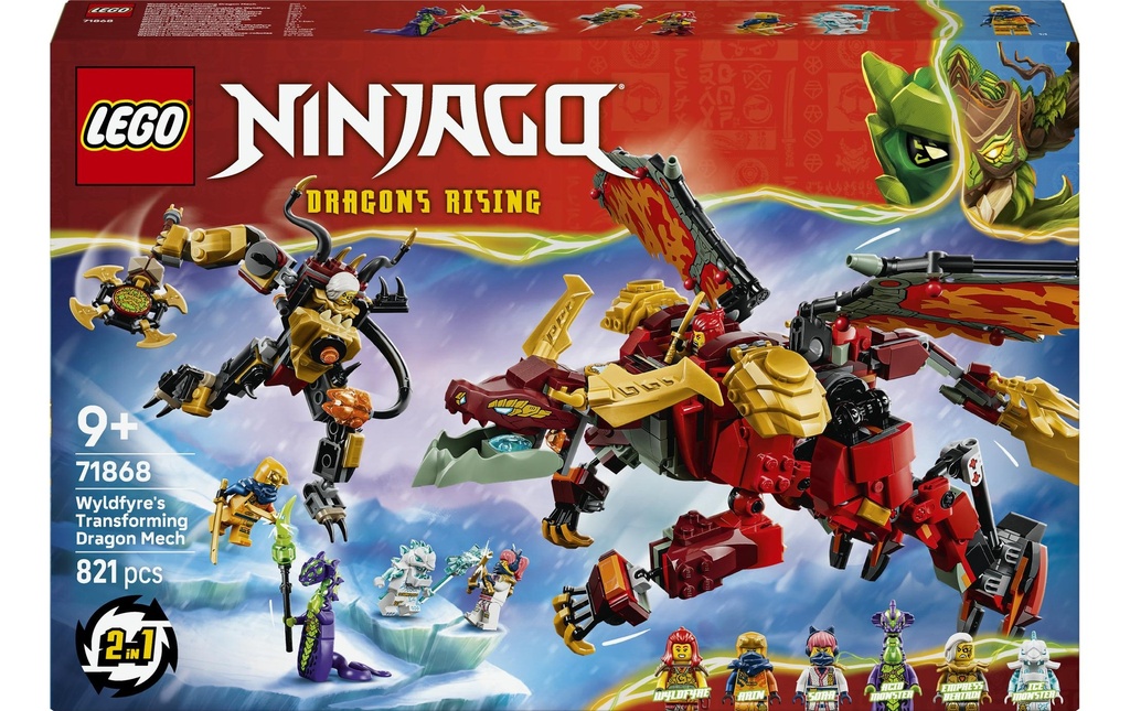 LEGO® Ninjago Le robot dragon transformable de Braséra 71868