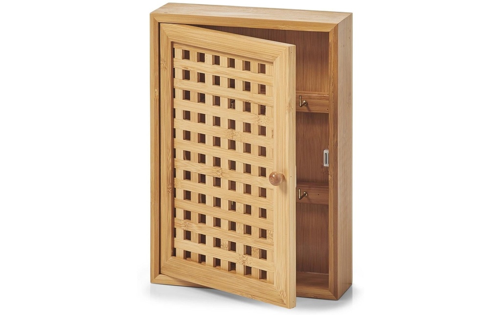 Zeller Present Armoire à clés Bamboo Brun