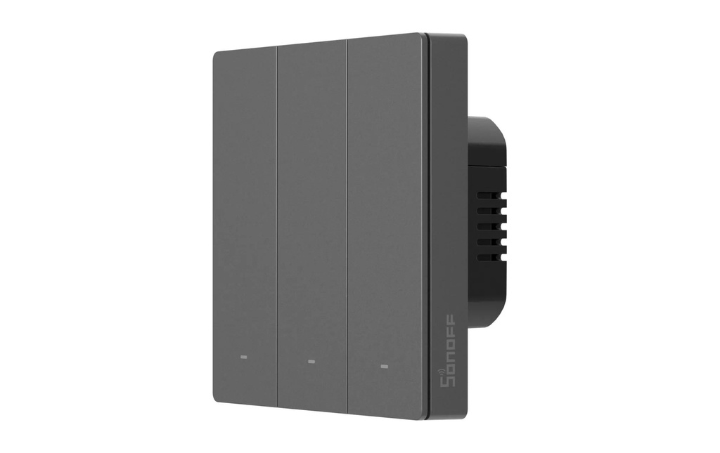 SONOFF SwitchMan M5 triple, Matter, Wi-Fi, gris
