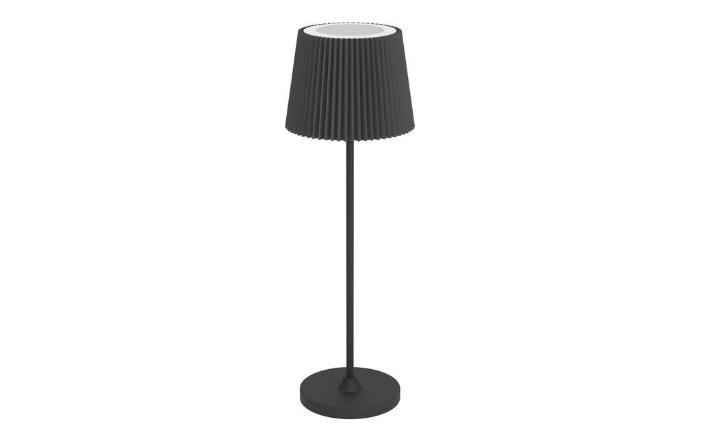 EGLO Leuchten Lampe de bureau Batterie Leonero H:370 LED-CCT Touch Noir