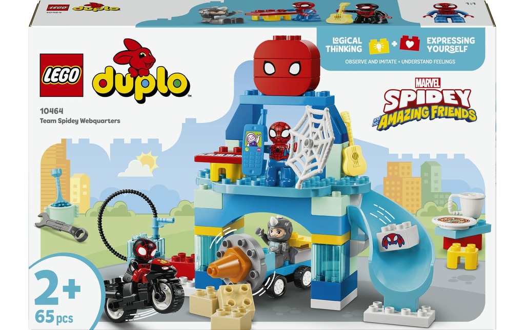 LEGO® DUPLO® Le quartier général de l'équipe Spidey 10464