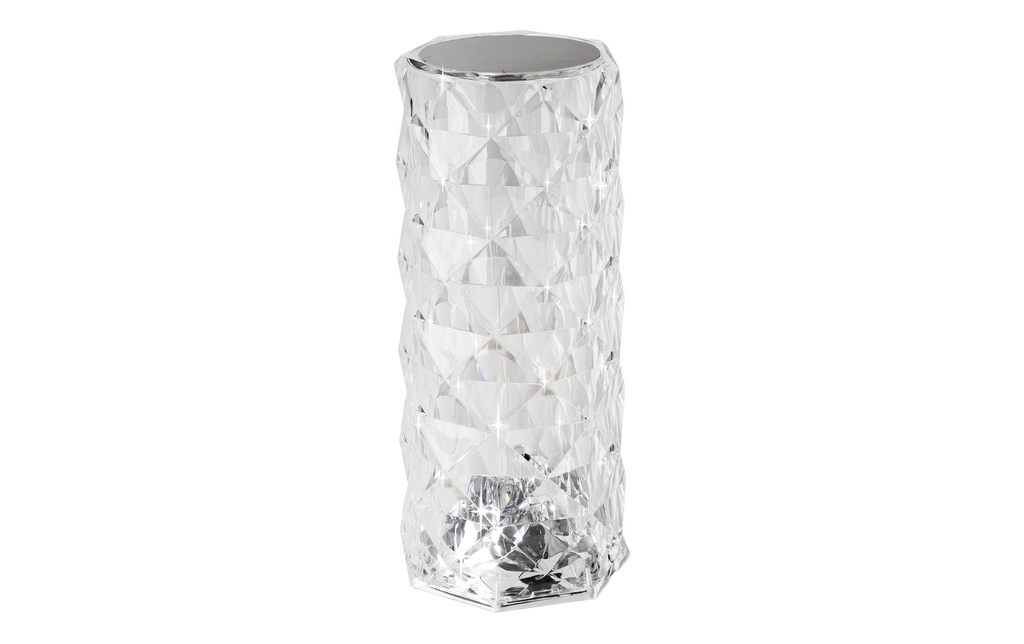 EGLO Leuchten Lampe de bureau Batterie LUCIGNANO LED-RGB Touch Transparent