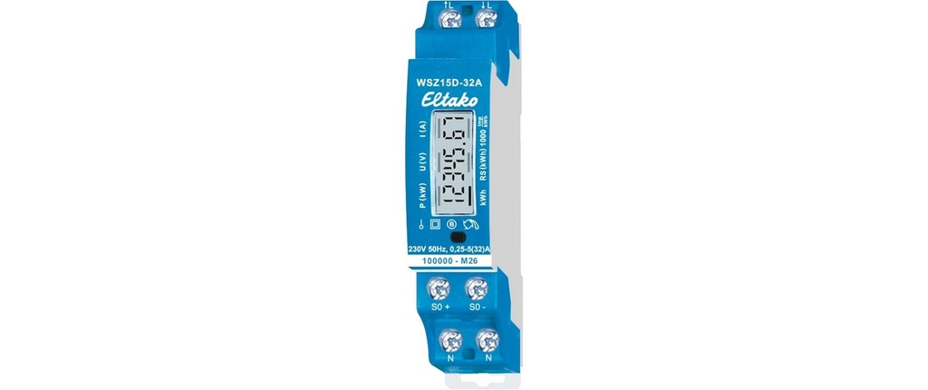 Eltako Compteur de courant alternatif WSZ15D-32A numérique MID