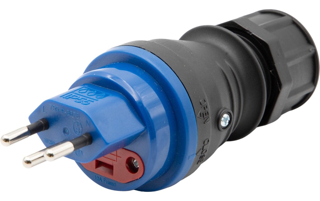 Brennenstuhl Connecteur T13/3 Fusible fin 10A, IP55