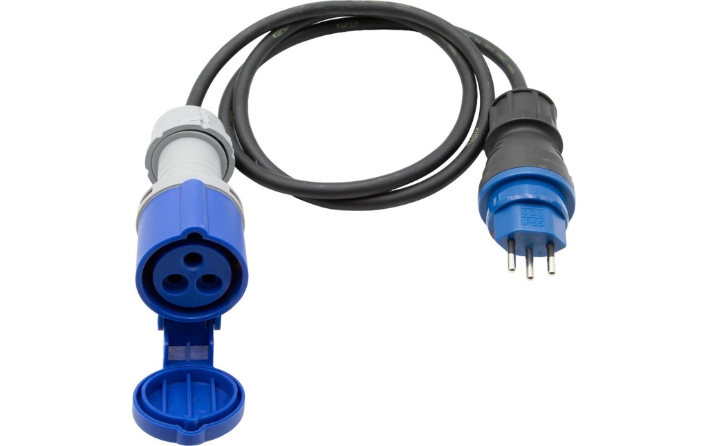 Brennenstuhl Câble adaptateur Prise CEE femelle IP44 1.5 m noir