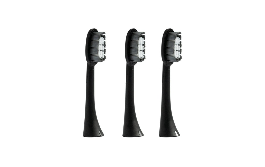 Zahnheld Brosse de rechange Basic medium Noir 3 Pièce/s