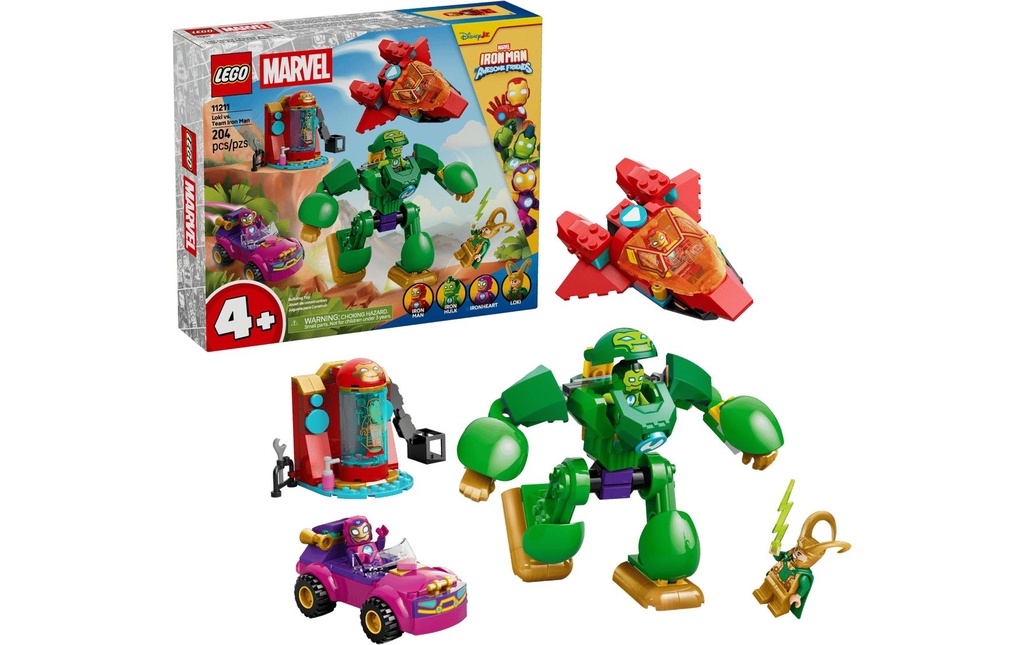 LEGO® Marvel Loki contre la Team Iron Man 11211