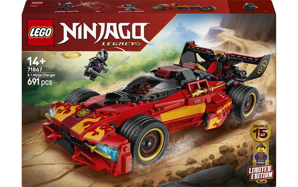 LEGO® Ninjago Le chargeur Ninja X-1 : 15e anniversaire 71867