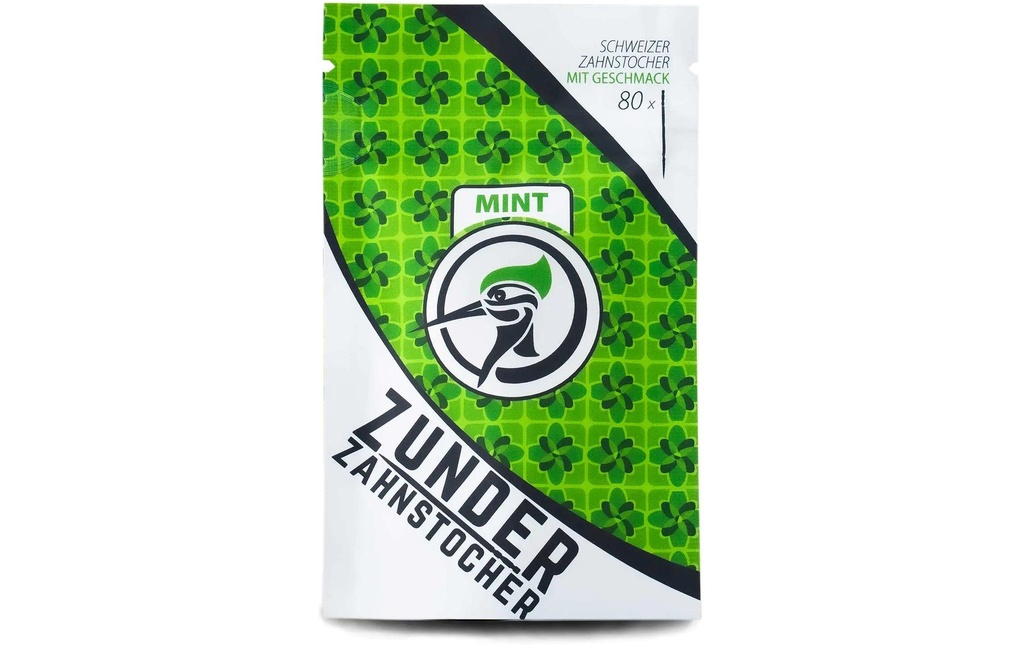Zunder Zahnstocher Cure-dents Cure-dents 80 Pièce/s